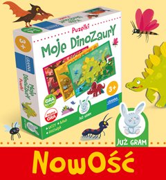 Moje dinozaury już wskoczyły na półki! Nowa gra z serii Już gram :)