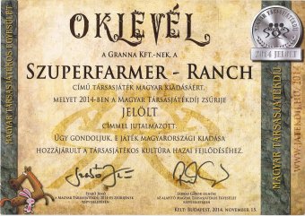 Rancho nominowane do tytułu Gra Roku 2014 na Węgrzech