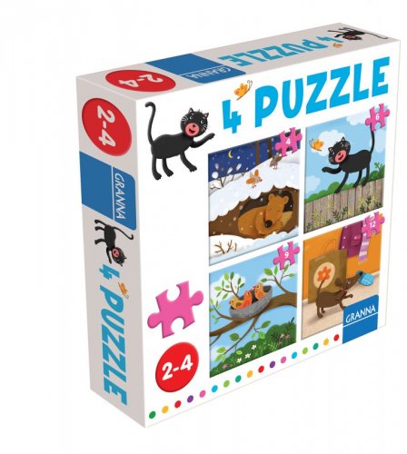 PUZZLE Z KOTKIEM